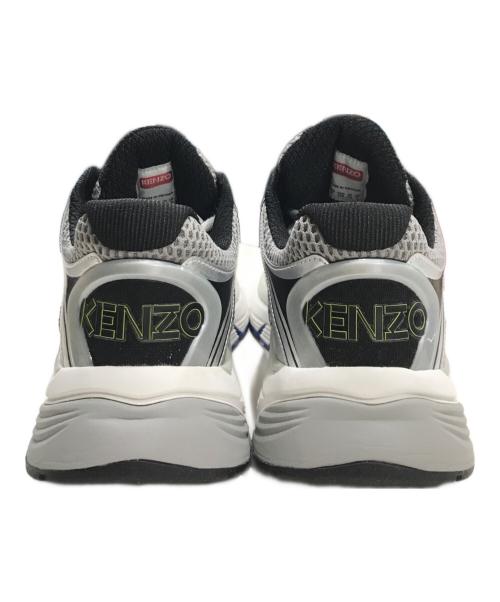 KENZO（ケンゾー）KENZO (ケンゾー) TECH RUNNER スニーカー ブルー×グレー サイズ:EUR41/UK7.5/US8の古着・服飾アイテム