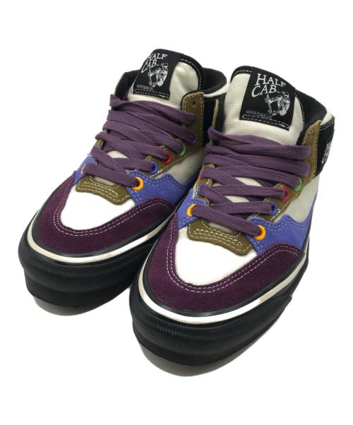 VANS（ヴァンズ）VANS (バンズ) BRAIN DEAD (ブレインデッド) Vault OG Half Cab LX スニーカー ブラック×パープル サイズ:25の古着・服飾アイテム