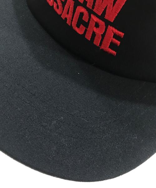 WACKO MARIA（ワコマリア）WACKO MARIA (ワコマリア) THE CLASSICS (ザ・クラシックス) 悪魔のいけにえ 6パネルキャップ ブラックの古着・服飾アイテム