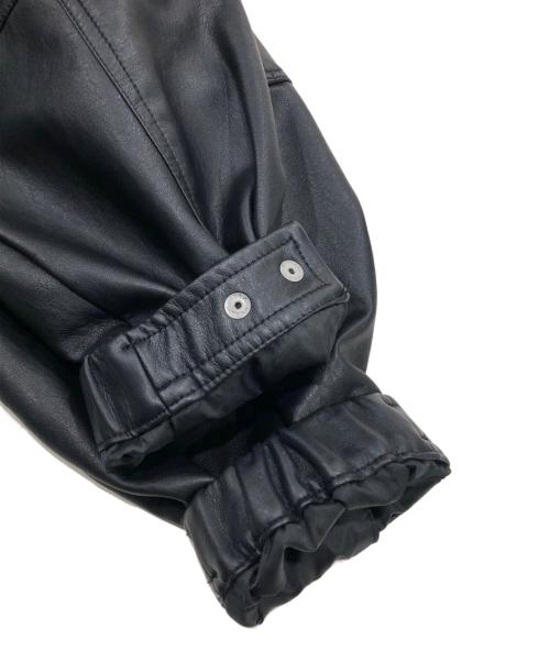SLY（スライ）SLY (スライ) FAUX LEATHER ZIP UP ブルゾン ブラック サイズ:FREEの古着・服飾アイテム