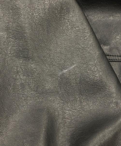 SLY（スライ）SLY (スライ) FAUX LEATHER ZIP UP ブルゾン ブラック サイズ:FREEの古着・服飾アイテム