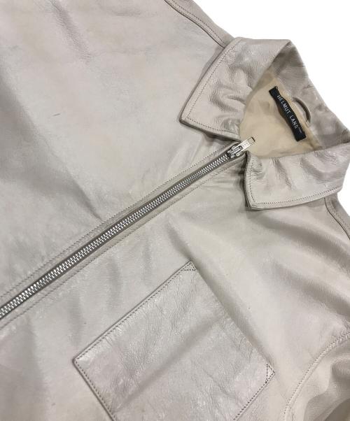 HELMUT LANG（ヘルムートラング）HELMUT LANG (ヘルムートラング) レザージャケット ベージュ サイズ:48の古着・服飾アイテム