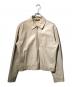 HELMUT LANG（ヘルムートラング）の古着「レザージャケット」｜ベージュ