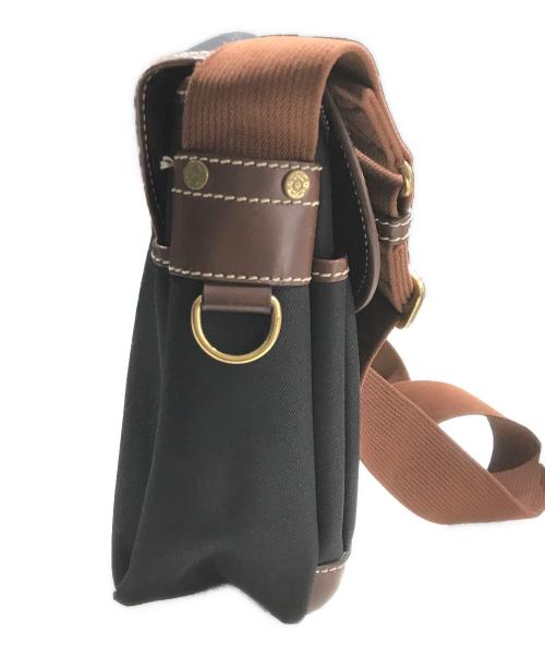 HUNTING WORLD（ハンティングワールド）HUNTING WORLD (ハンティングワールド) バチューオリジン キャンバスメッセンジャーバッグ ブラックの古着・服飾アイテム