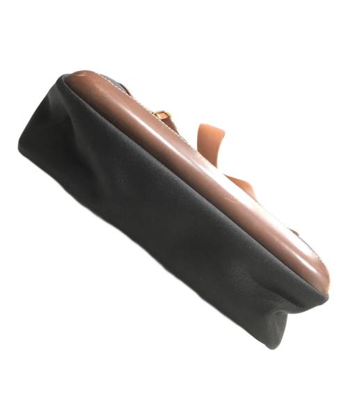 HUNTING WORLD（ハンティングワールド）HUNTING WORLD (ハンティングワールド) バチューオリジン キャンバスメッセンジャーバッグ ブラックの古着・服飾アイテム