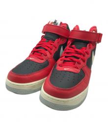 NIKE（ナイキ）の古着「Air Force 1 Mid Split スニーカー」｜ブラック×レッド