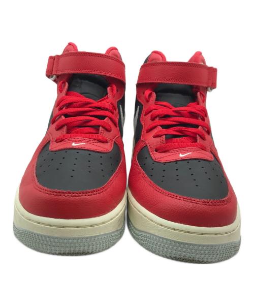 NIKE（ナイキ）NIKE (ナイキ) Air Force 1 Mid Split スニーカー ブラック×レッド サイズ:30cmの古着・服飾アイテム