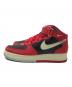 NIKE (ナイキ) Air Force 1 Mid Split スニーカー ブラック×レッド サイズ:30cm：7000円