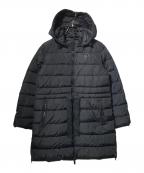 EMPORIO ARMANIエンポリオアルマーニ）の古着「マンガベアプリント中綿コート」｜ブラック