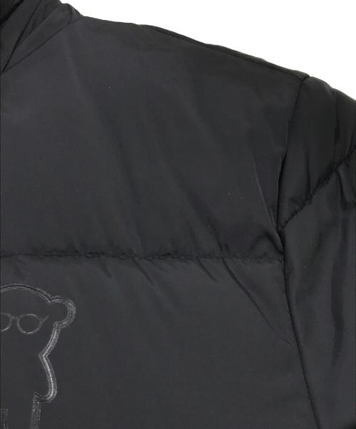 EMPORIO ARMANI（エンポリオアルマーニ）EMPORIO ARMANI (エンポリオアルマーニ) マンガベアプリント中綿コート ブラック サイズ:42の古着・服飾アイテム