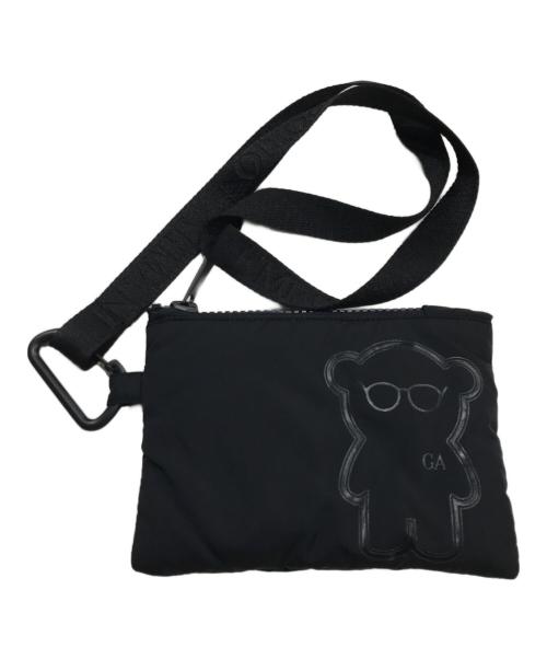 EMPORIO ARMANI（エンポリオアルマーニ）EMPORIO ARMANI (エンポリオアルマーニ) マンガベアプリント中綿コート ブラック サイズ:42の古着・服飾アイテム