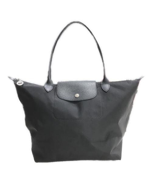 LONGCHAMP（ロンシャン）LONGCHAMP (ロンシャン) ル・プリアージュ ネオ トートバッグ ブラックの古着・服飾アイテム