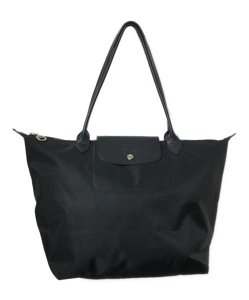 LONGCHAMP（ロンシャン）LONGCHAMP (ロンシャン) ル・プリアージュ ネオ トートバッグ ブラックの古着・服飾アイテム