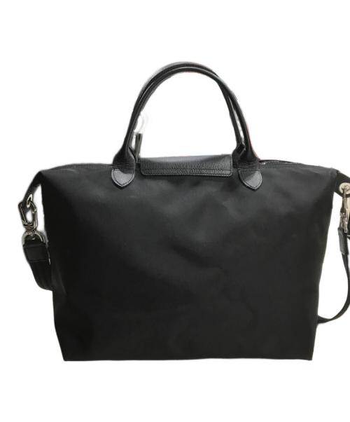 LONGCHAMP（ロンシャン）LONGCHAMP (ロンシャン) 2way トートバッグ/ルプリアージュ ネオ ブラックの古着・服飾アイテム