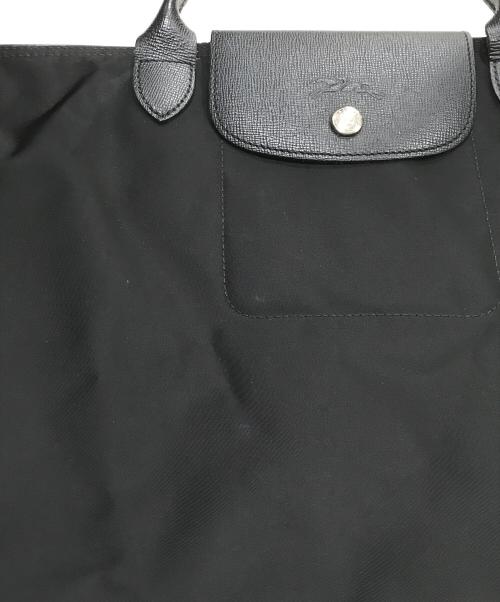 LONGCHAMP（ロンシャン）LONGCHAMP (ロンシャン) 2way トートバッグ/ルプリアージュ ネオ ブラックの古着・服飾アイテム