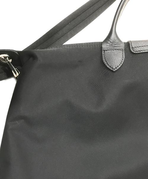 LONGCHAMP（ロンシャン）LONGCHAMP (ロンシャン) 2way トートバッグ/ルプリアージュ ネオ ブラックの古着・服飾アイテム