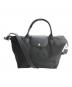 LONGCHAMP（ロンシャン）の古着「2way トートバッグ/ルプリアージュ ネオ」｜ブラック