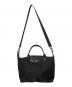 中古・古着 LONGCHAMP (ロンシャン) 2way トートバッグ/ルプリアージュ ネオ ブラック：10000円