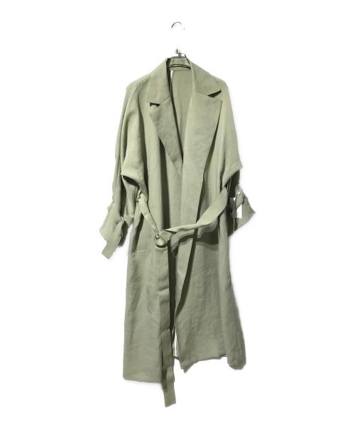 UNITED ARROWS（ユナイテッドアローズ）UNITED ARROWS (ユナイテッドアローズ) R/P ドルマン テーラードコート/チェスターコート グリーン サイズ:36の古着・服飾アイテム