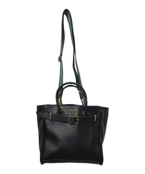 YOUNG & OLSEN The DRYGOODS STORE（ヤングアンドオルセン ザ ドライグッズストア）YOUNG & OLSEN The DRYGOODS STORE (ヤングアンドオルセン ザ ドライグッズストア) 別注2WAYベルトレザーバッグ ブラック 未使用品の古着・服飾アイテム