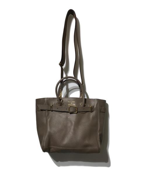 YOUNG & OLSEN The DRYGOODS STORE（ヤングアンドオルセン ザ ドライグッズストア）YOUNG & OLSEN The DRYGOODS STORE (ヤングアンドオルセン ザ ドライグッズストア) 別注ベルトレザーバッグ ブラウン 未使用品の古着・服飾アイテム