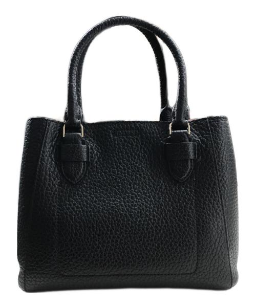 Kate Spade（ケイトスペード）Kate Spade (ケイトスペード) エンボスレザー2wayバッグ ブラックの古着・服飾アイテム