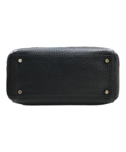 Kate Spade（ケイトスペード）Kate Spade (ケイトスペード) エンボスレザー2wayバッグ ブラックの古着・服飾アイテム