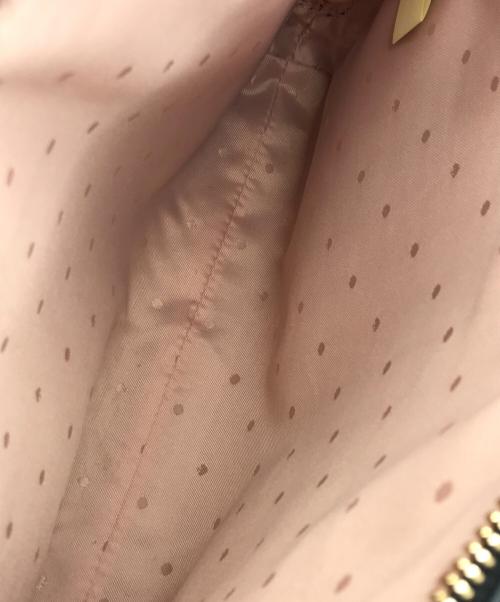Kate Spade（ケイトスペード）Kate Spade (ケイトスペード) エンボスレザー2wayバッグ ブラックの古着・服飾アイテム