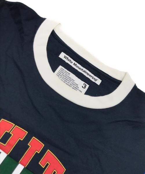 WHITE MOUNTAINEERING（ホワイトマウンテ二アニング）WHITE MOUNTAINEERING (ホワイトマウンテ二アニング) ワイドシルエット リンガーTシャツ マルチカラー サイズ:3の古着・服飾アイテム