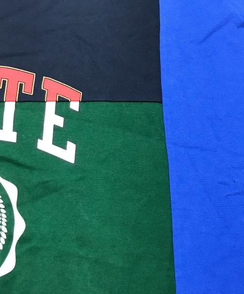 WHITE MOUNTAINEERING（ホワイトマウンテ二アニング）WHITE MOUNTAINEERING (ホワイトマウンテ二アニング) ワイドシルエット リンガーTシャツ マルチカラー サイズ:3の古着・服飾アイテム