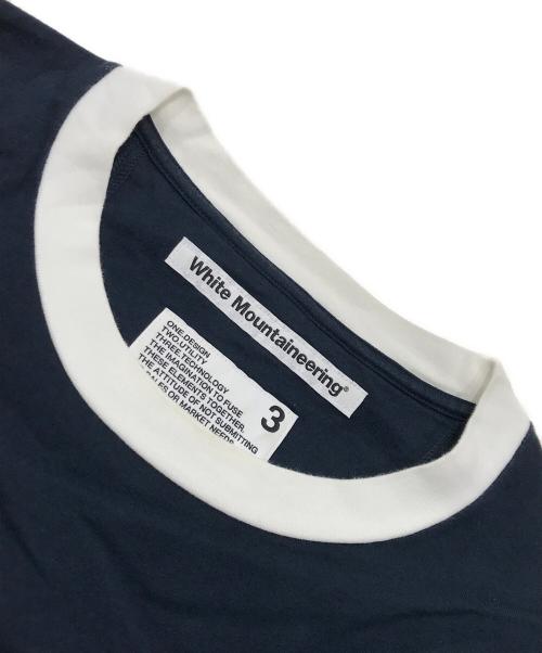 WHITE MOUNTAINEERING（ホワイトマウンテ二アニング）WHITE MOUNTAINEERING (ホワイトマウンテ二アニング) ワイドシルエット リンガーTシャツ マルチカラー サイズ:3の古着・服飾アイテム
