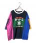 WHITE MOUNTAINEERING（ホワイトマウンテ二アニング）の古着「ワイドシルエット リンガーTシャツ」｜マルチカラー