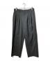 WHITE MOUNTAINEERING（ホワイトマウンテ二アニング）の古着「WOOL STRETCH 4 TUCK WIDE パンツ」｜グレー