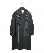 ZARA×ADER errorザラ×アーダーエラー）の古着「ダブルコート/オーバーサイズウールブレンドコート」｜グレー