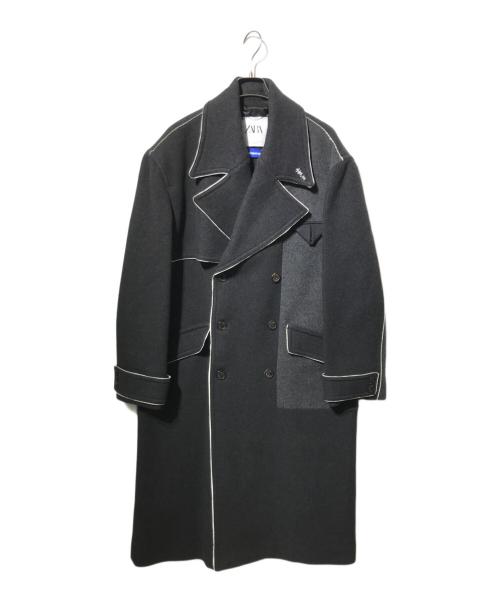 ZARA（ザラ）ZARA (ザラ) ADER error (アーダーエラー) ダブルコート/オーバーサイズウールブレンドコート グレー サイズ:MLの古着・服飾アイテム