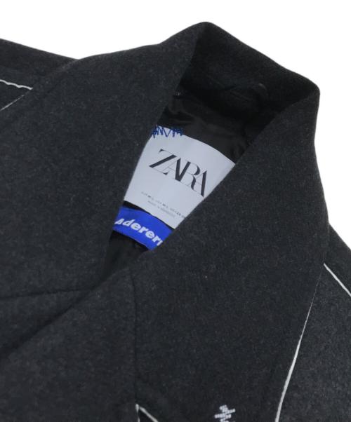 ZARA（ザラ）ZARA (ザラ) ADER error (アーダーエラー) ダブルコート/オーバーサイズウールブレンドコート グレー サイズ:MLの古着・服飾アイテム