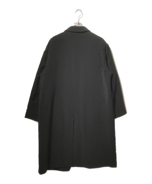 EMPORIO ARMANI（エンポリオアルマーニ）EMPORIO ARMANI (エンポリオアルマーニ) 比翼ステンカラーコート ブラック サイズ:50の古着・服飾アイテム