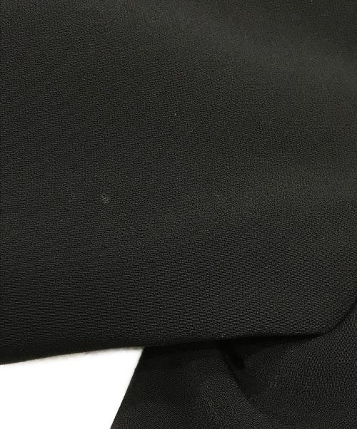 EMPORIO ARMANI（エンポリオアルマーニ）EMPORIO ARMANI (エンポリオアルマーニ) 比翼ステンカラーコート ブラック サイズ:50の古着・服飾アイテム