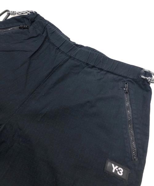 Y-3（ワイスリー）Y-3 (ワイスリー) リップストップユーティリティワイドレッグパンツ ブラック サイズ:Mの古着・服飾アイテム