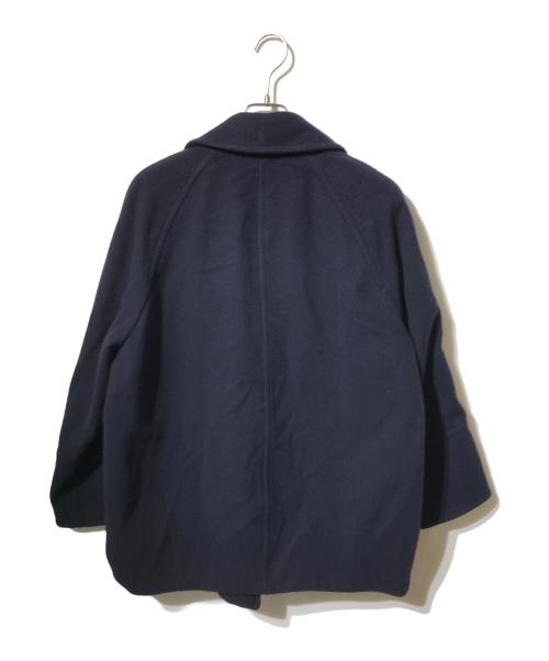 JOURNAL STANDARD relume（ジャーナルスタンダード レリューム）JOURNAL STANDARD relume (ジャーナルスタンダード レリューム) 尾州ウールスーパー100モッサPコート ネイビー サイズ:38の古着・服飾アイテム