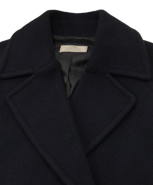 JOURNAL STANDARD relume（ジャーナルスタンダード レリューム）JOURNAL STANDARD relume (ジャーナルスタンダード レリューム) 尾州ウールスーパー100モッサPコート ネイビー サイズ:38の古着・服飾アイテム
