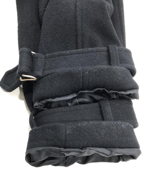 anuans（アニュアンス）anuans (アニュアンス) ウールトレンチコート ブラック サイズ:Sの古着・服飾アイテム