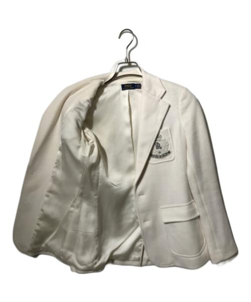 POLO RALPH LAUREN（ポロ・ラルフローレン）POLO RALPH LAUREN (ポロ・ラルフローレン) テーラードジャケット ホワイトの古着・服飾アイテム