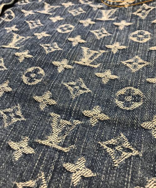 LOUIS VUITTON（ルイ ヴィトン）LOUIS VUITTON (ルイ ヴィトン) モノグラム デニムスカート インディゴ サイズ:34の古着・服飾アイテム