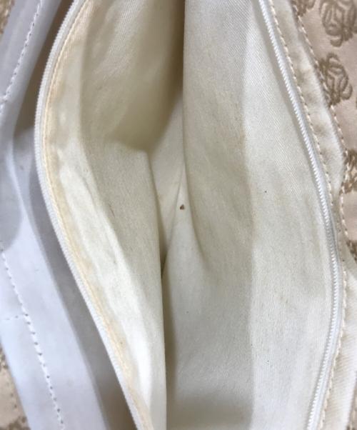 LOEWE（ロエベ）LOEWE (ロエベ) ミニエビデンス スモールショッピングバッグ/トートバッグ ベージュの古着・服飾アイテム