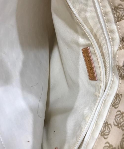 LOEWE（ロエベ）LOEWE (ロエベ) ミニエビデンス スモールショッピングバッグ/トートバッグ ベージュの古着・服飾アイテム