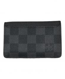 LOUIS VUITTON（ルイ ヴィトン）の古着「カードケース オーガナイザー・ドゥ・ポッシュ」｜グレー