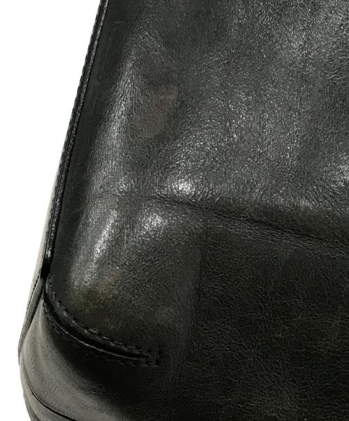 HIROFU（ヒロフ）HIROFU (ヒロフ) レザーショルダーバッグ/ロゴ ワンショルダーバッグ グリーンの古着・服飾アイテム