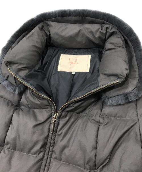 Sybilla（シビラ）Sybilla (シビラ) ドッキングダウンコート グレー サイズ:Mの古着・服飾アイテム