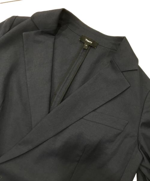 theory（セオリー）theory (セオリー) テーラードジャケット ネイビーの古着・服飾アイテム